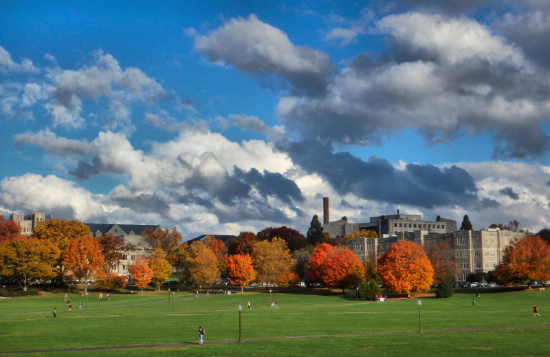 弗吉尼亚理工大学's drillfield